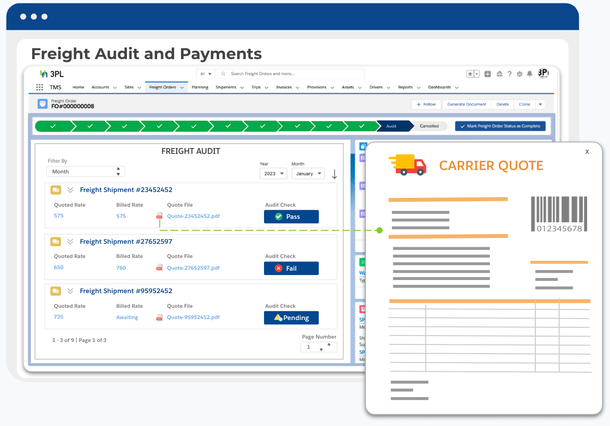 Freight Audit and Payments