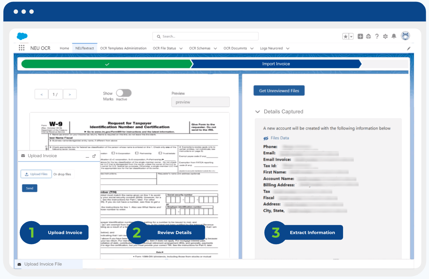 Extract & Store Information from Invoices