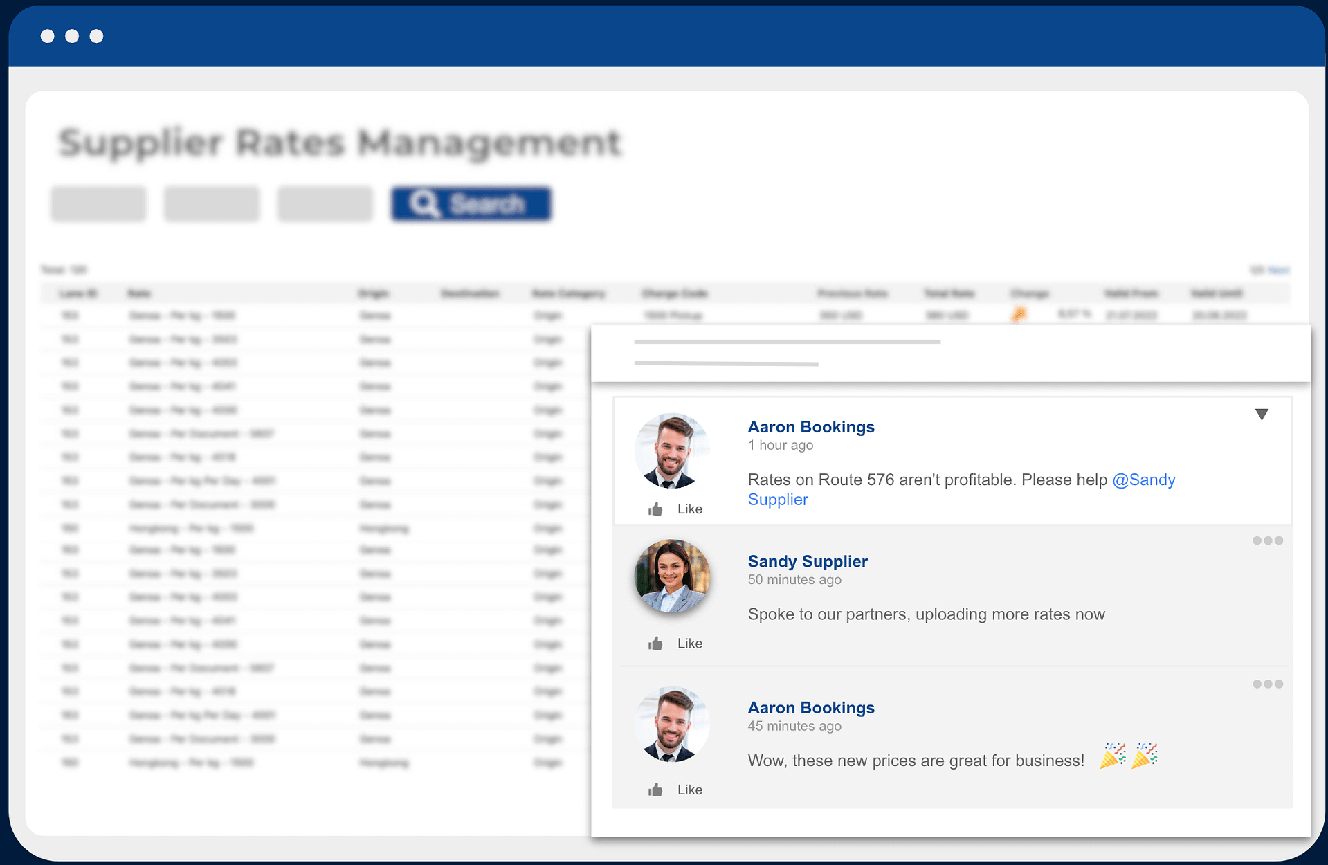 Freight Rates Collaboration